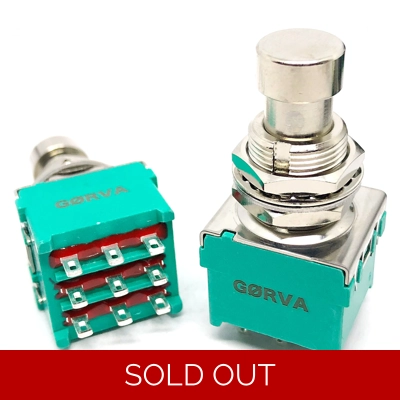 GORVA Premium 3PDT Footswitches